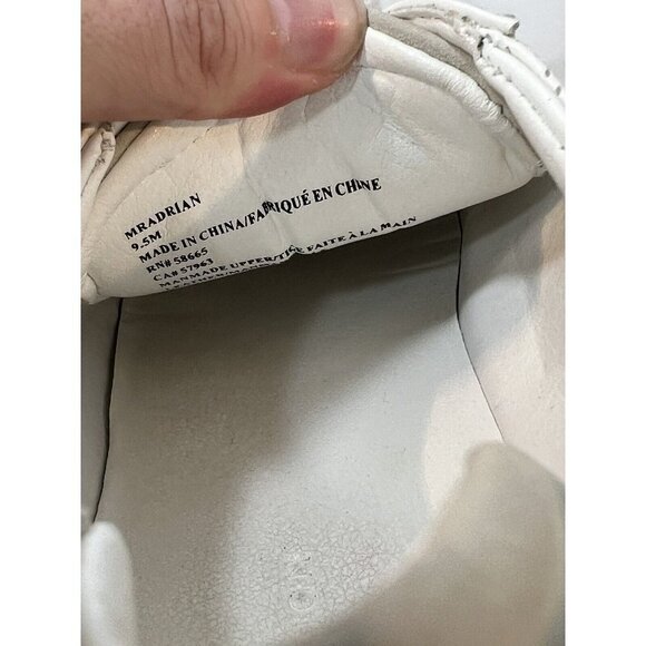 14th & Union mr adrian sneakers White Leather sneakers  size 9.5 - Picture 9 of 16